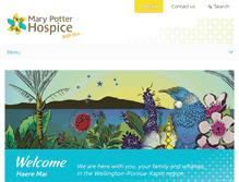 Tablet Screenshot of marypotter.org.nz